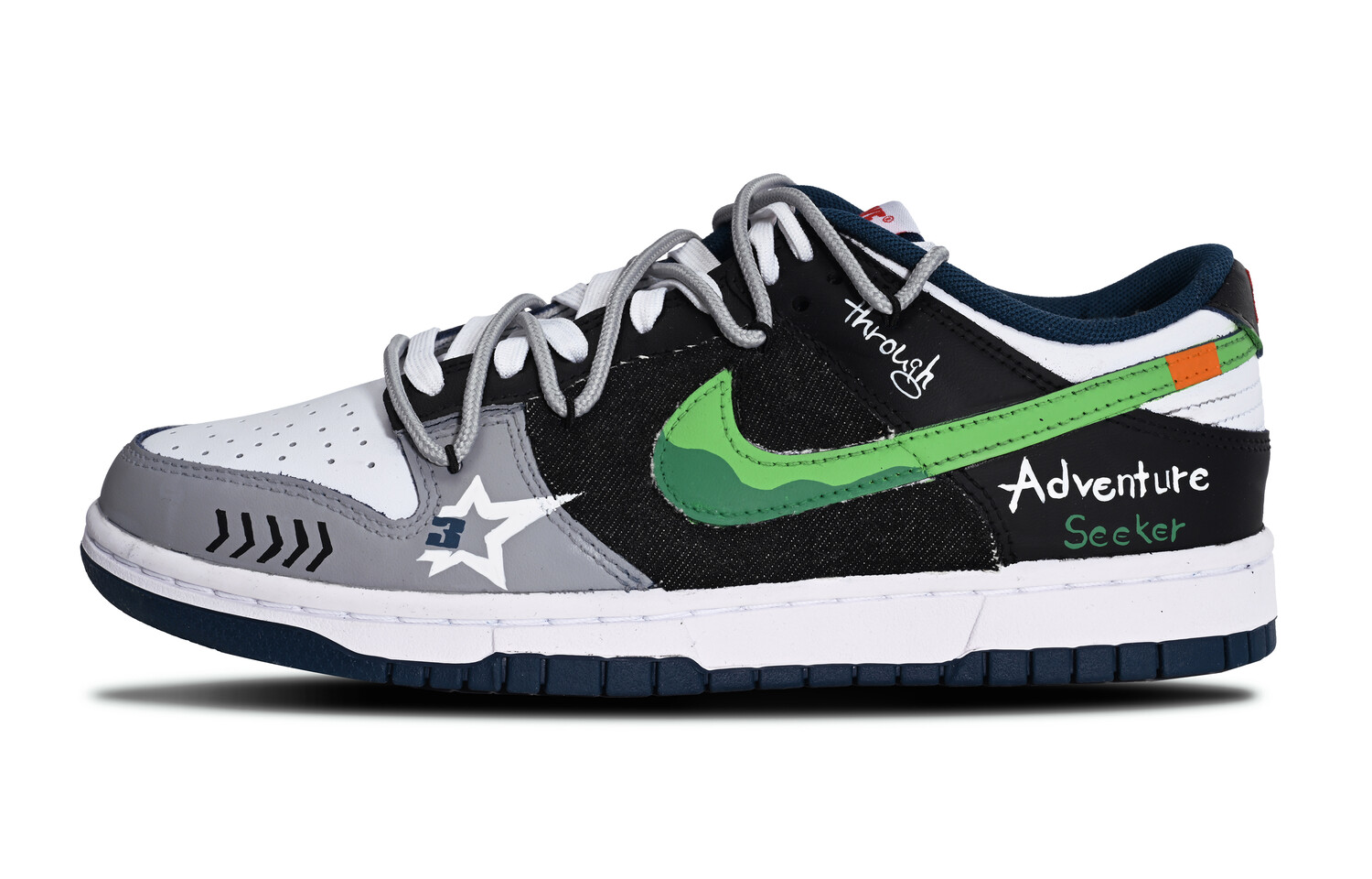 

Кроссовки Nike Dunk Skateboarding Shoes Men Low-top Green/gray/black, желтый