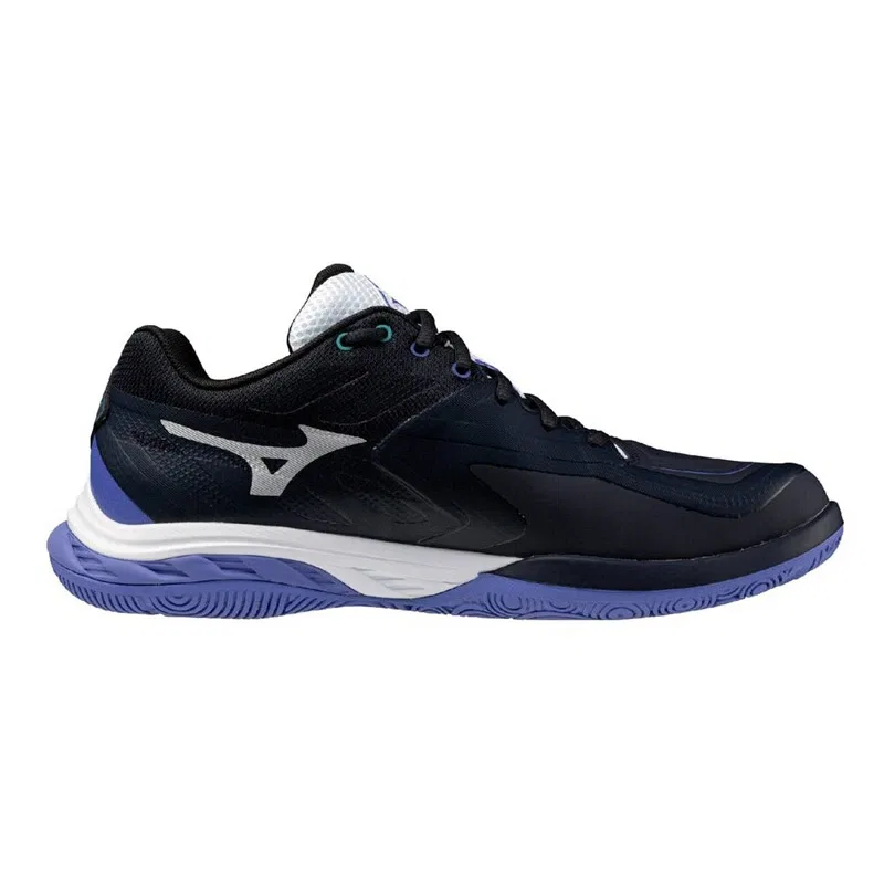 Унисекс кроссовки для бадминтона «Wave Fang 2» от Mizuno, 46 Navy X White — фото 4