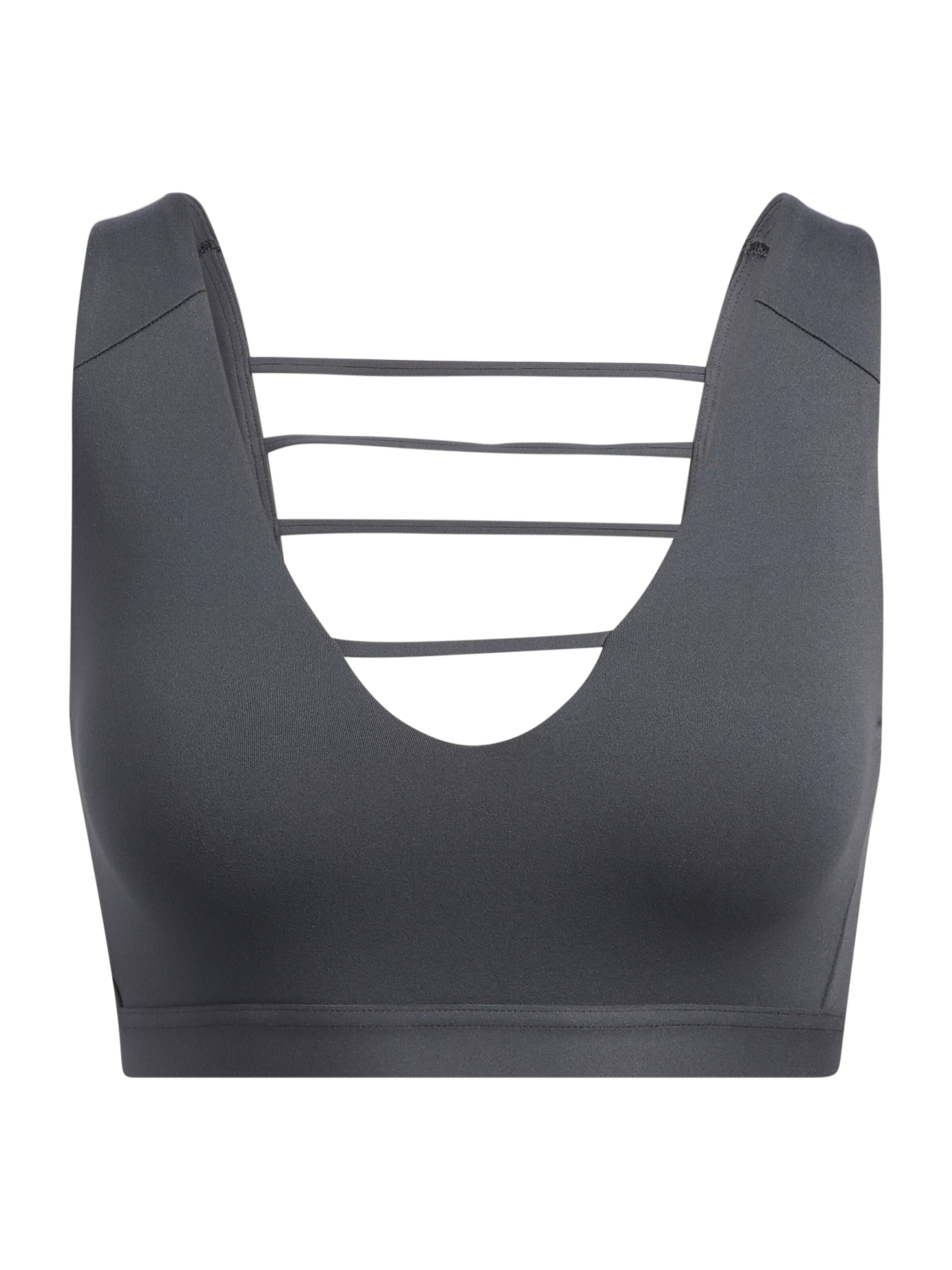 Adidas Sportswear Футболка Sports Bra в сером цвете