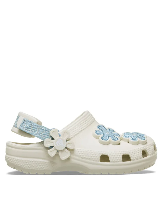 Crocs Мюли Clsc Dnm Flwr Adj BackstrapCgT 212512 Серые