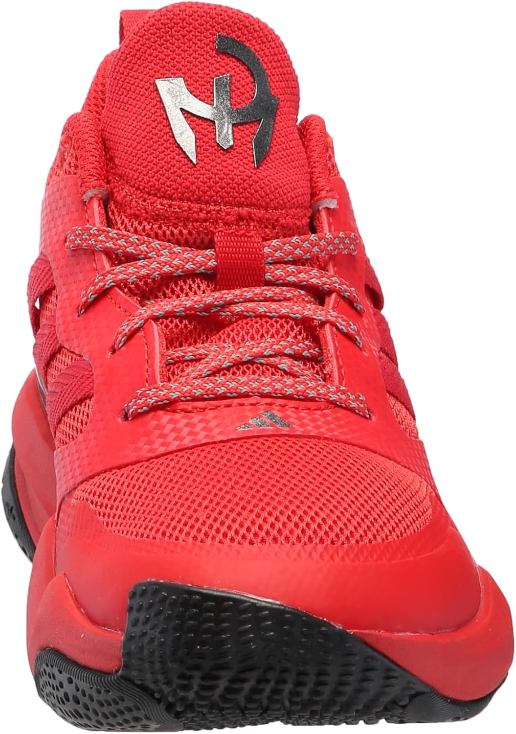 Детские кроссовки Adidas Mahomes 2 Impact FLX Turf для американского футбола (унисекс), черный/красный — фото 2