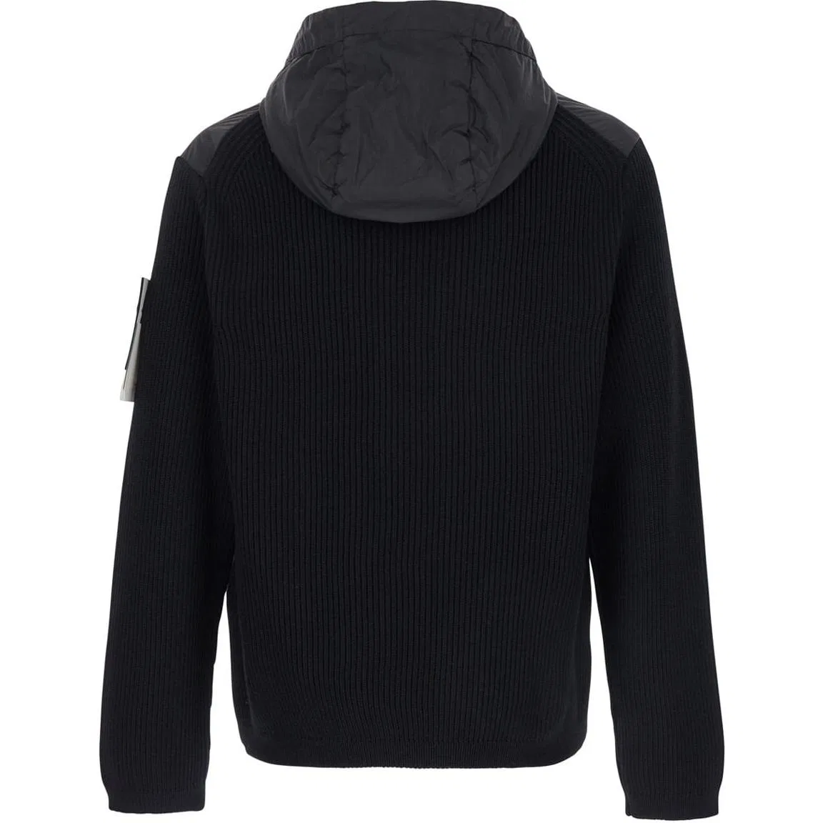 Утепленная куртка с капюшоном на молнии STONE ISLAND, Black — фото 3