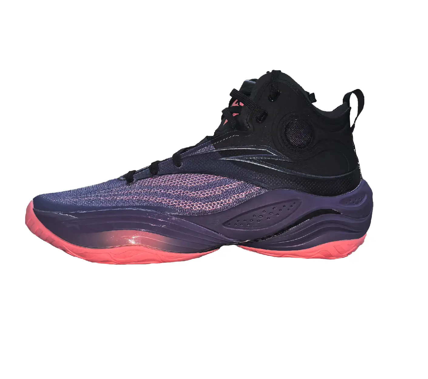 

Абразивостойкие дышащие баскетбольные кроссовки High Top для мужчин ANTA, темно-фиолетовый