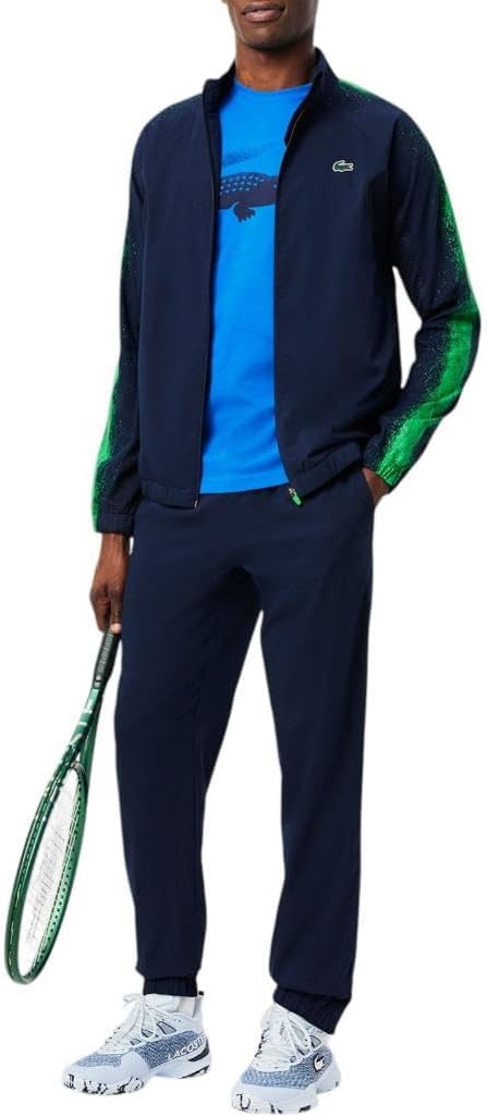 Футболка Lacoste, мужская, для тенниса, голубой — фото 4