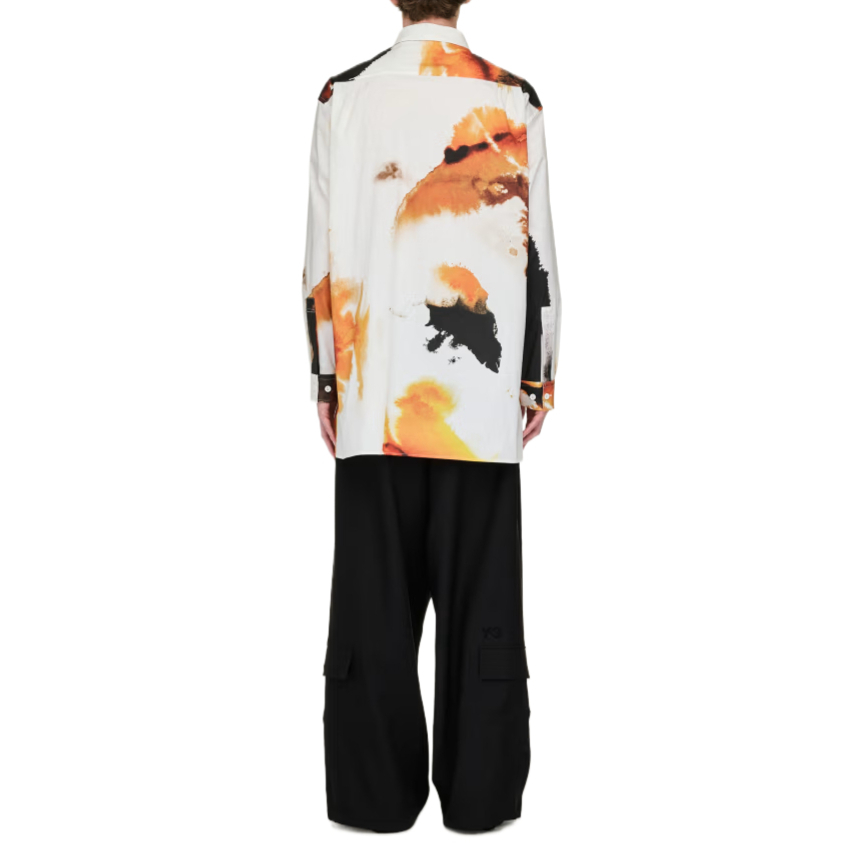 Рубашка Y 3 X Yohji Yamamoto Adidas, белый/мультиколор — фото 2