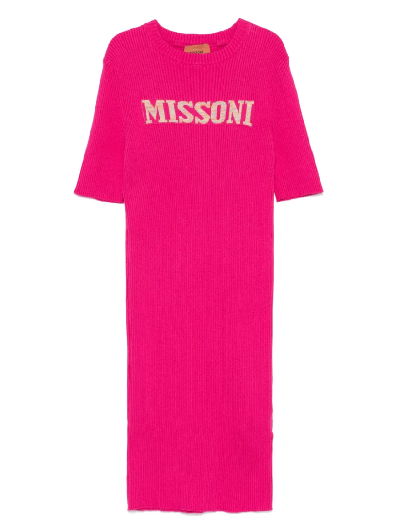

Трикотажное платье Missoni Kids, розовый