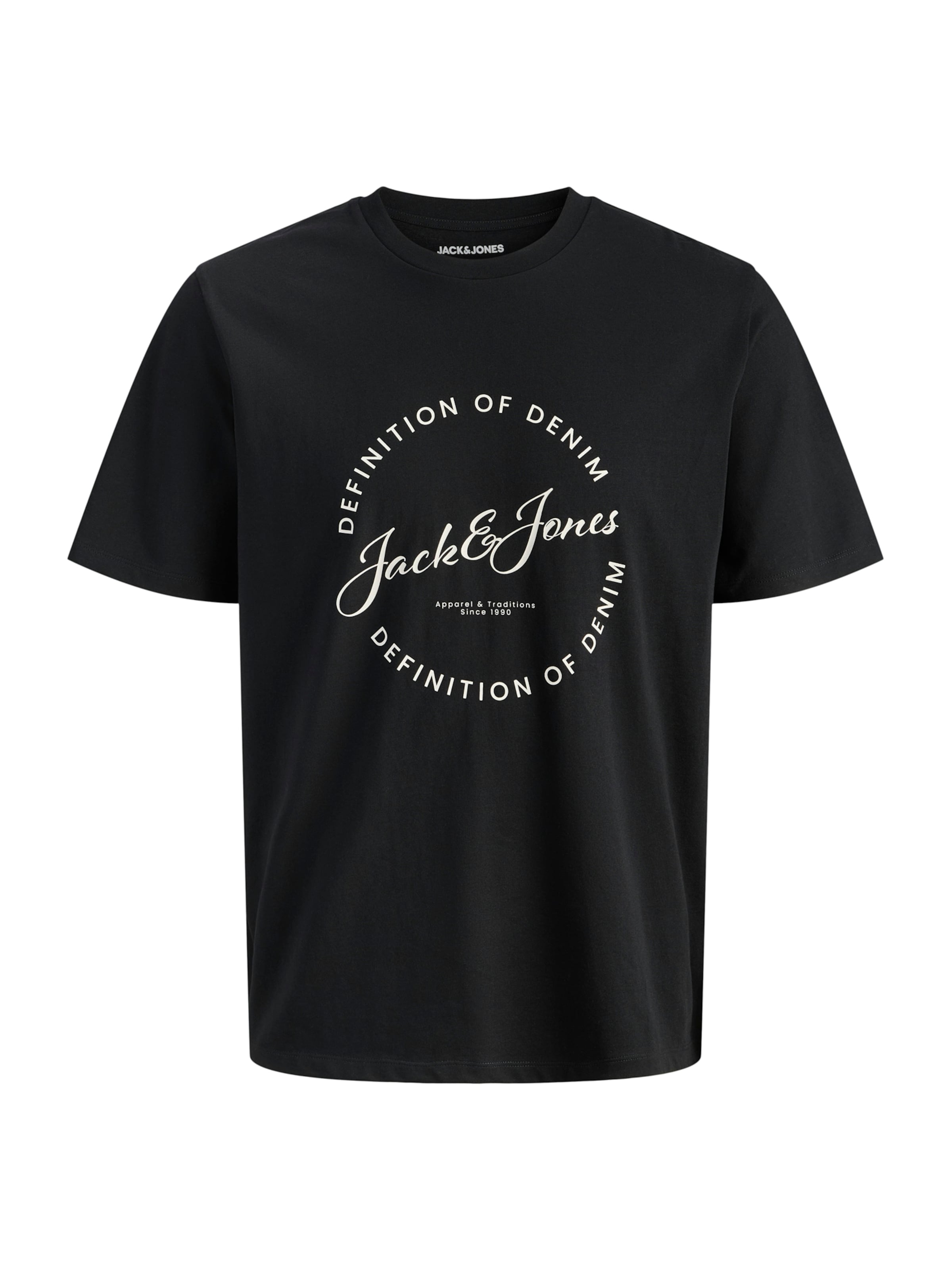 

Jack & Jones Plus Футболка 'JJGRAYSON' в черном цвете