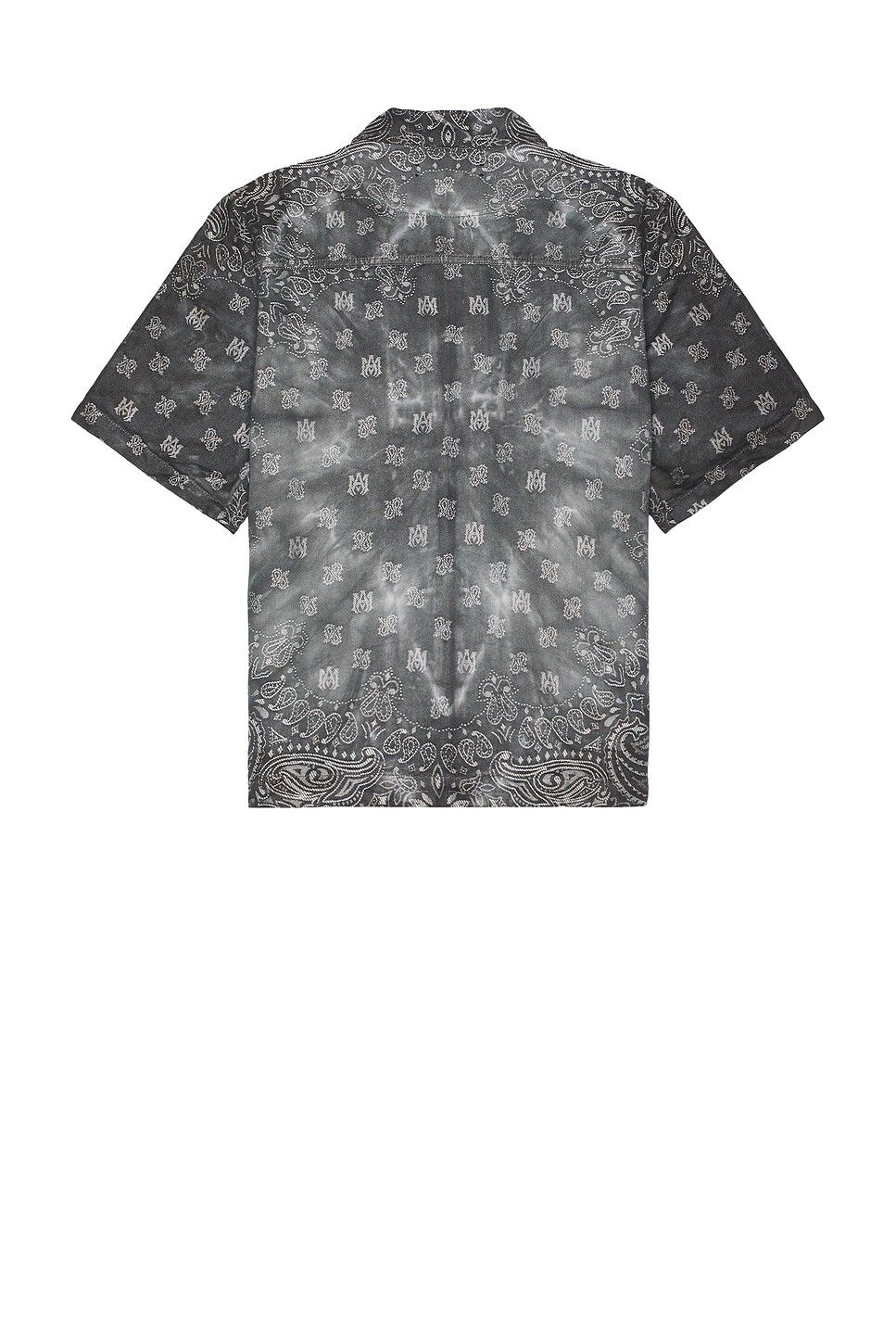 

Рубашка с коротким рукавом и банданой Tie Dye Amiri, темно-серый