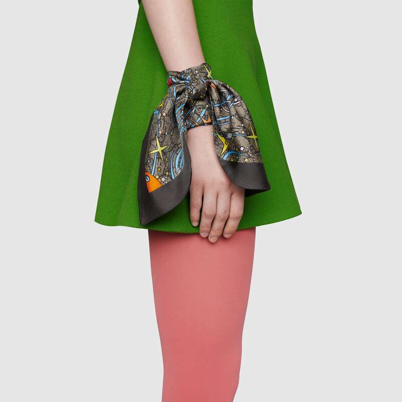 X Disney X Бабочка Unisex GUCCI, бежевый & ebony — фото 4