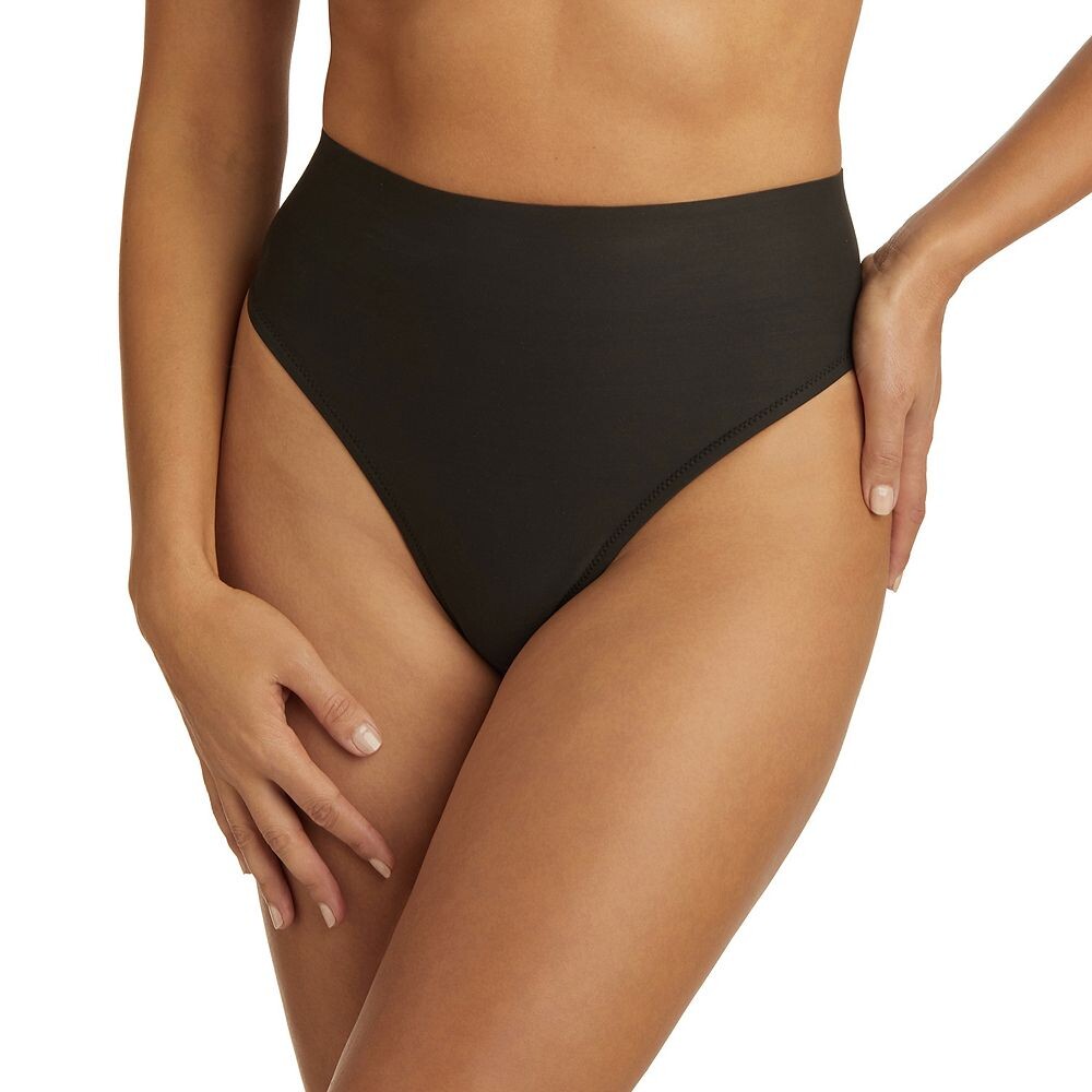

Женские стринги Naomi & Nicole Firm Control Shapewear Sleek Solutions Waistline 7499, черный