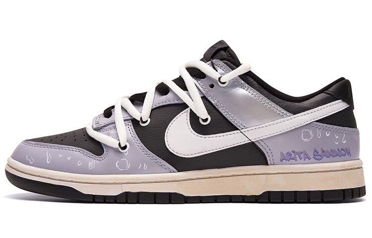 

Кроссовки Nike Dunk Skateboard Shoes Men Low-Top Black Purple