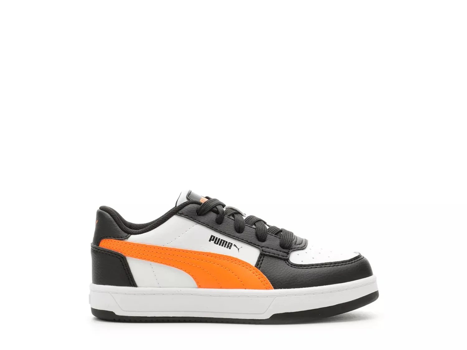 

Кроссовки Puma Caven 2.0 — детские, белые/черные/оранжевые