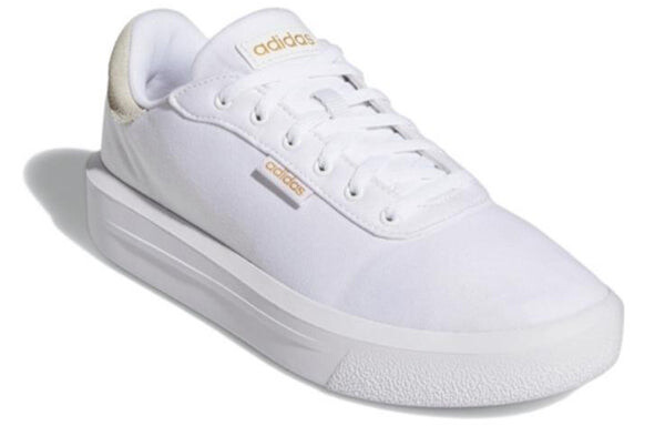 Кроссовки суд платформа cln Adidas, белый — фото 3