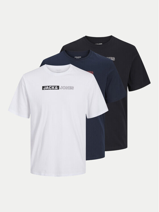 

Набор из 3 футболок стандартного кроя Jack&Jones, мультиколор