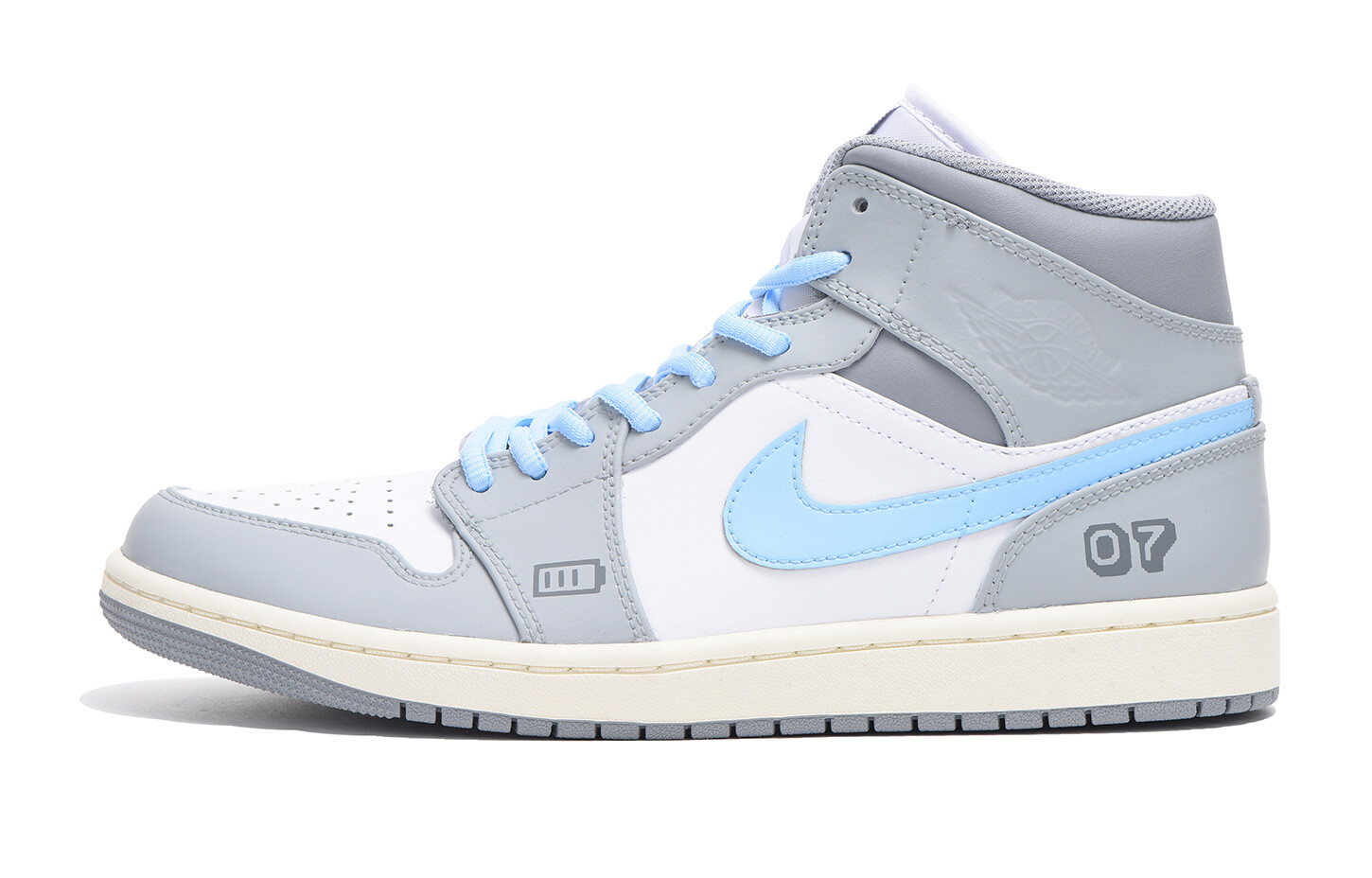 

Кроссовки Vintage Jordan Air Jordan 1, голубой/серый