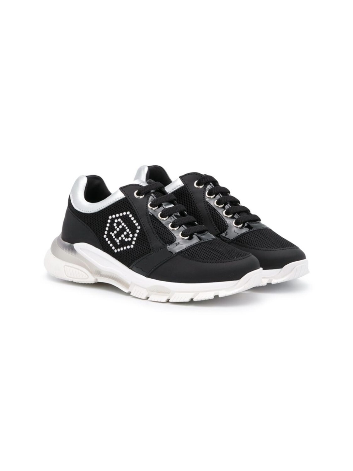

Philipp Plein кроссовки Runner Crystal с логотипом, черный