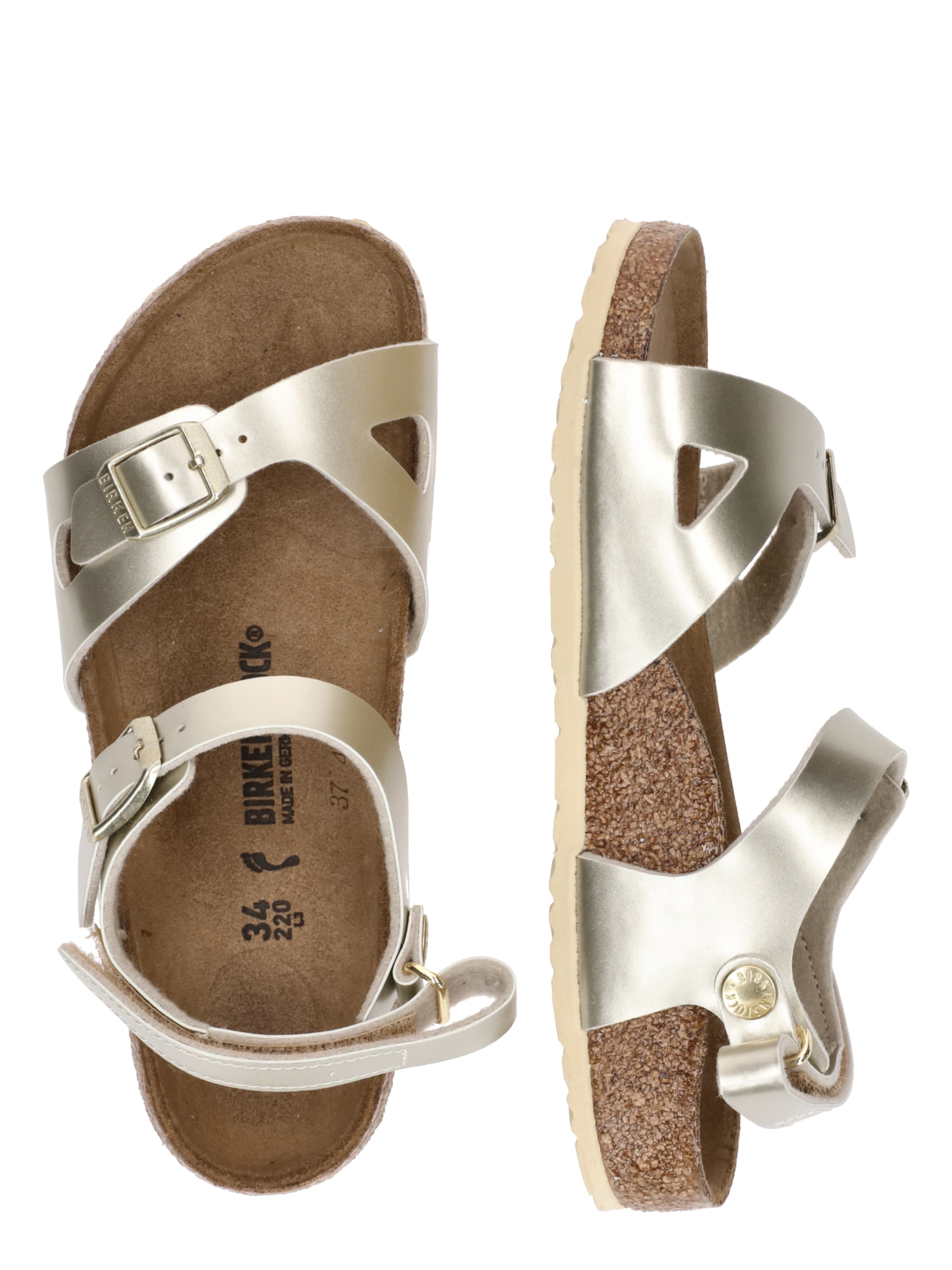 BIRKENSTOCK Сандалии 'Rio' в цвете Gold — фото 2