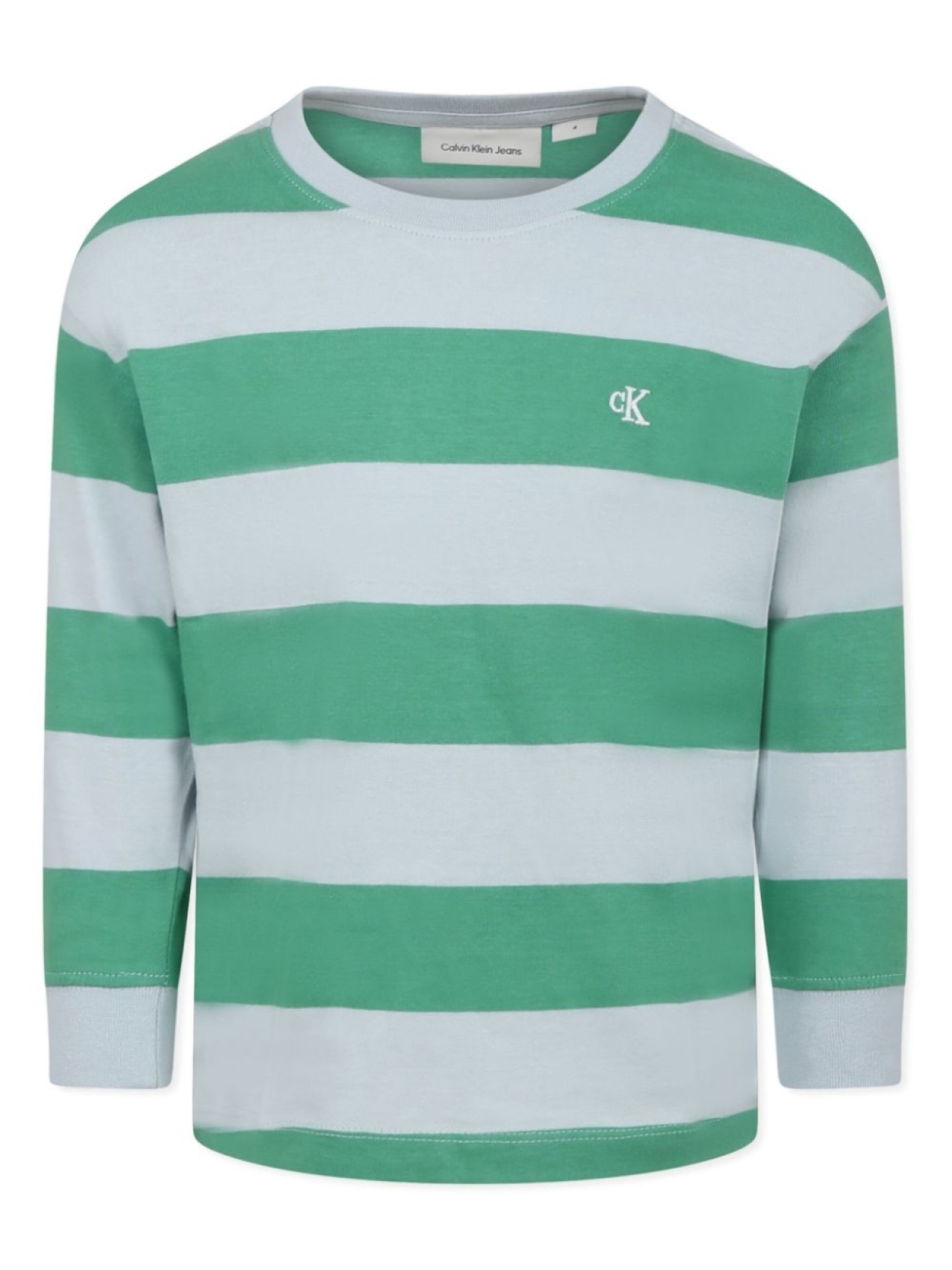 

Calvin Klein Kids футболка с вышитым логотипом, белый