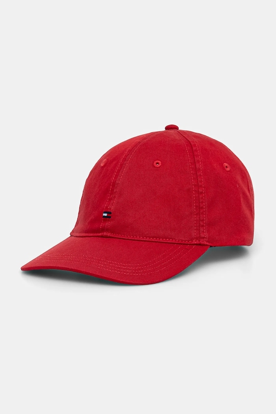 

Хлопковая кепка с козырьком Tommy Hilfiger, красный