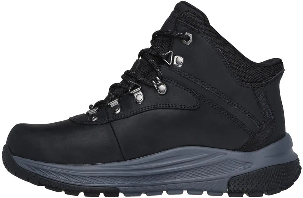 Кроссовки Skechers Herren Meroe PikemanStiefelette, Black Leather Synthetic — фото 4