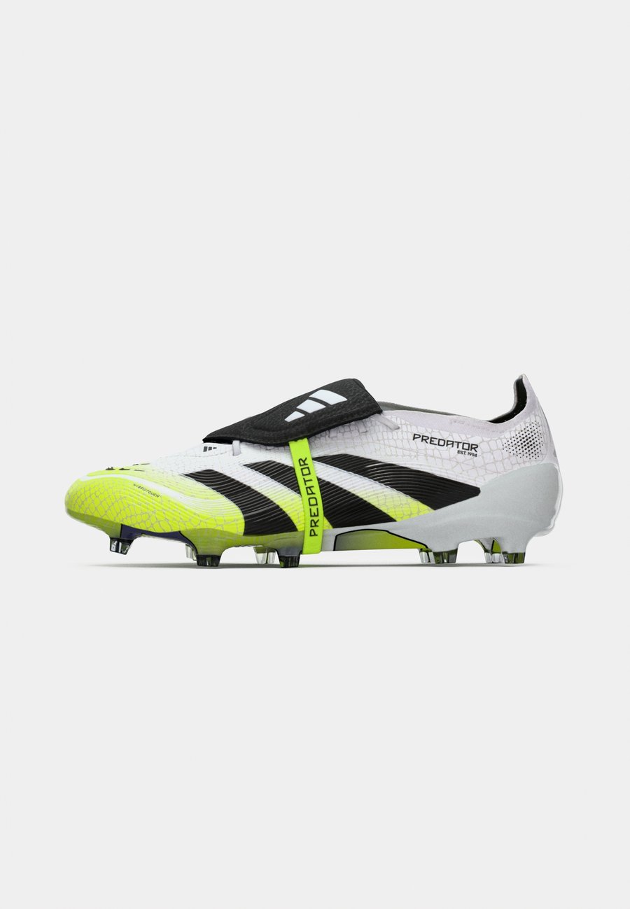 Кроссовки Adidas Performance PREDATOR ELITE FOLD-OVER TONGUE FIRM GROUND FOOTBALL BOOTS, Footwear Whitecore Black Lucid Lemon/White — фото 2
