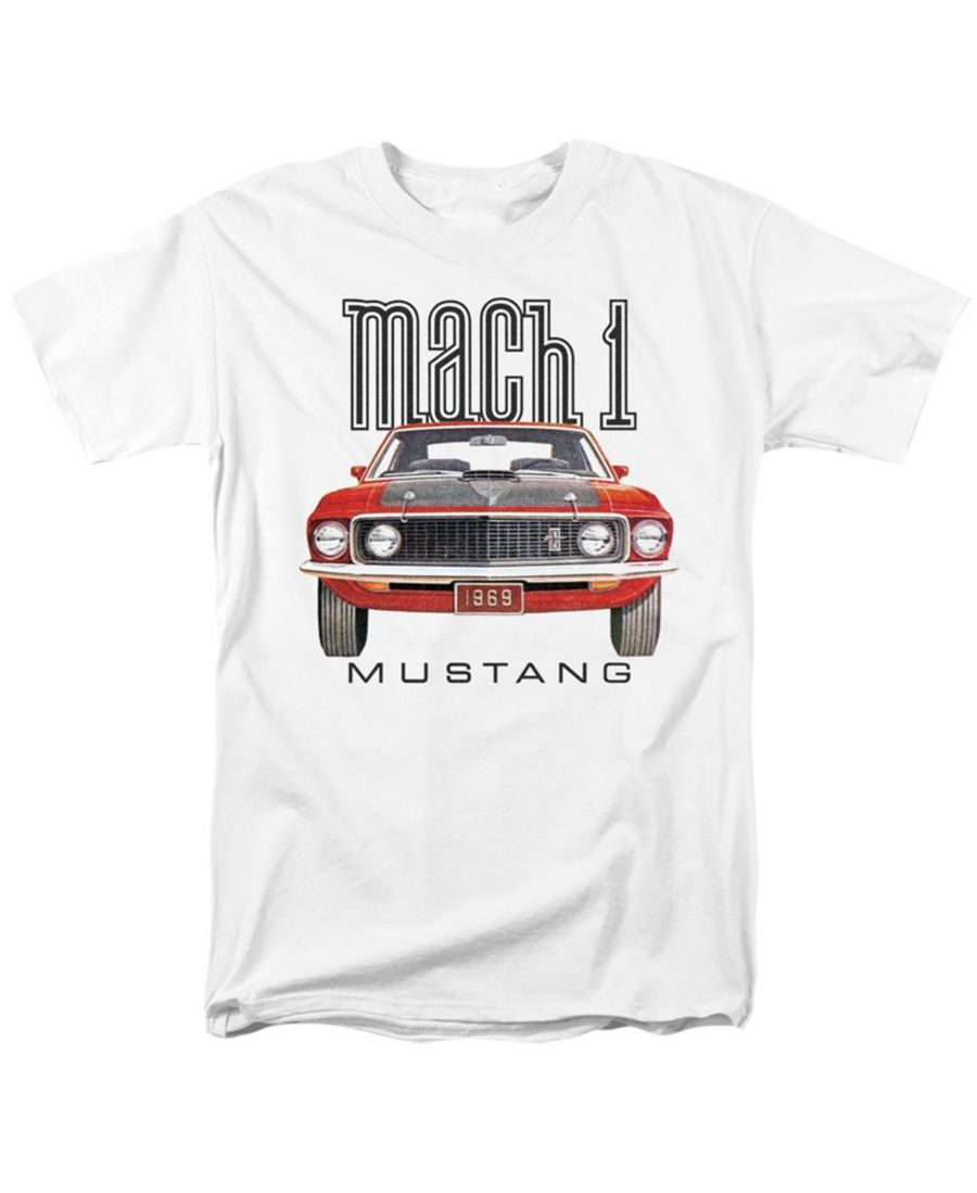 

Мужская футболка Ford 69 Mach 1 Mustang, White, Белый, Мужская футболка Ford 69 Mach 1 Mustang, White