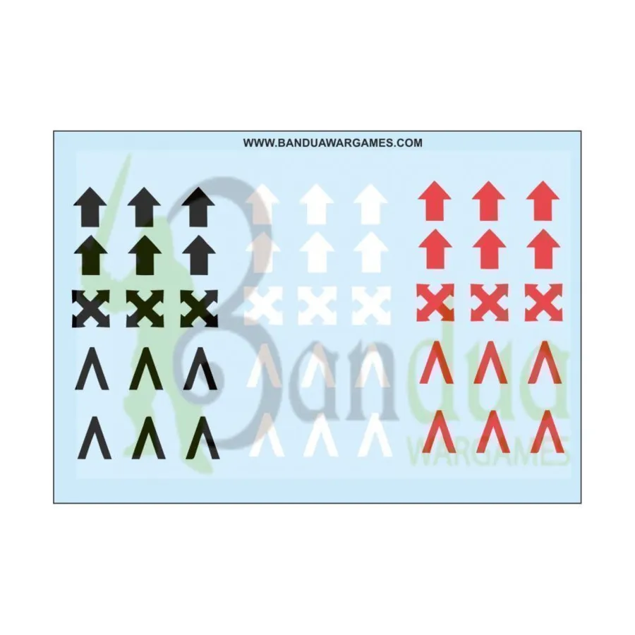 

Лист с наклейками на технику Легионов, Decal Sheets (Bandua Wargames)