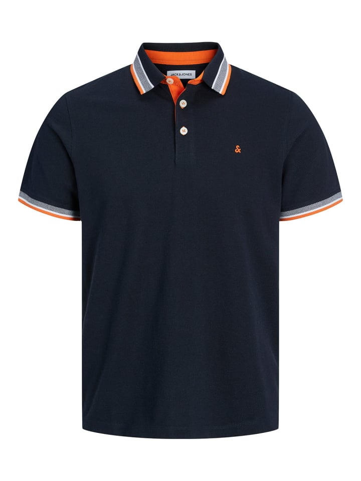 

Футболка поло Jack & Jones, темно-синий