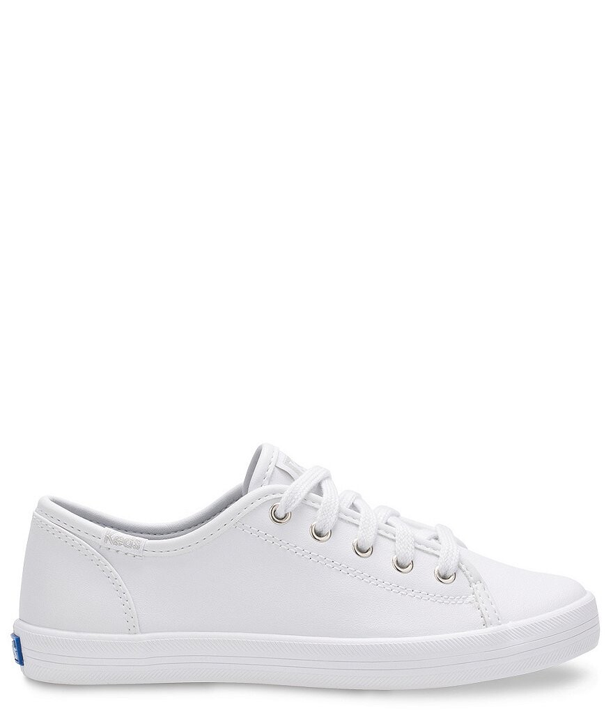 

Кожаные кроссовки на шнуровке Keds для девочек Kickstart (для малышей), белый