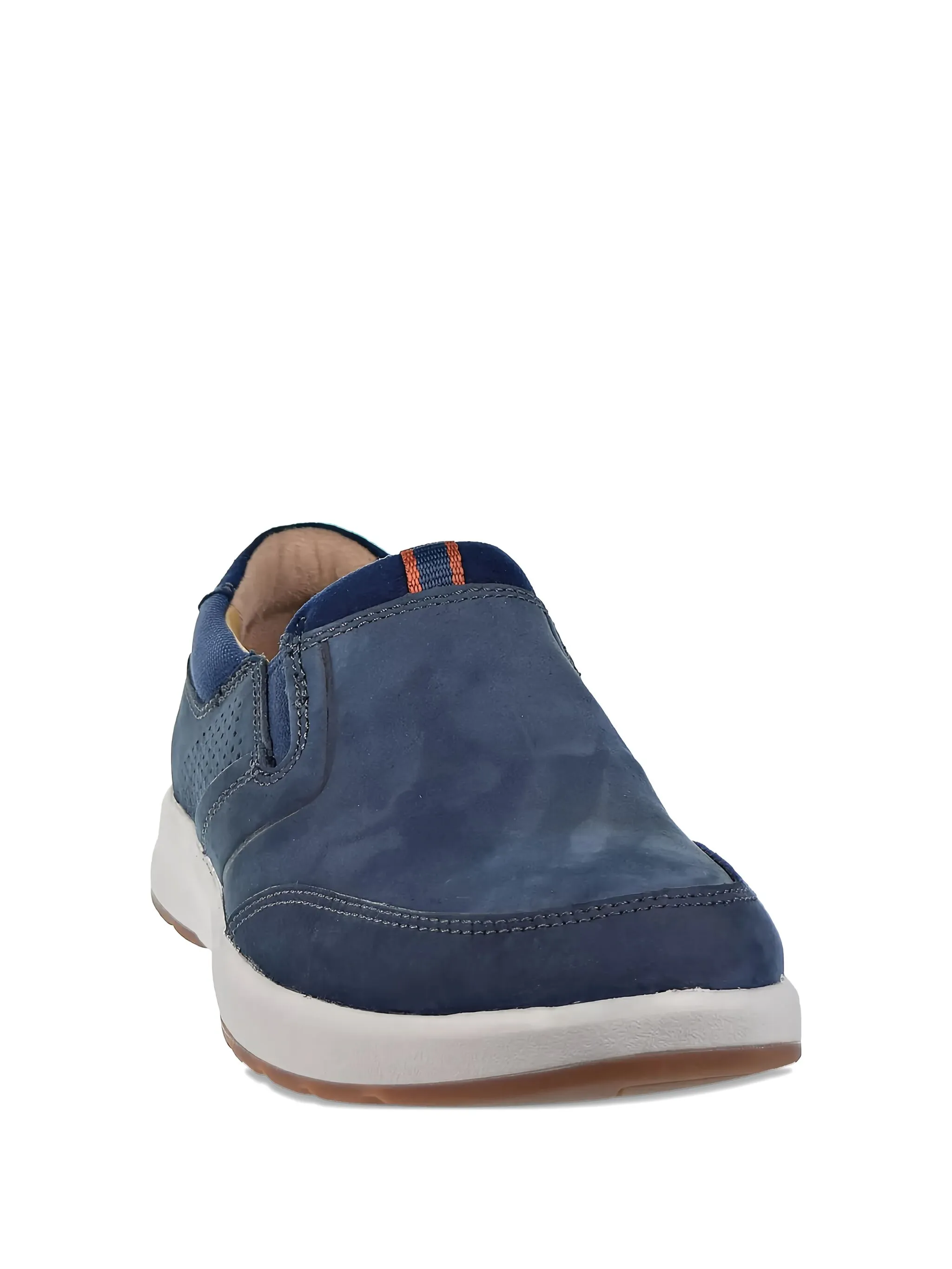 Мокасины с перфорированными деталями Un Trail Step Clarks Originals, синий — фото 2