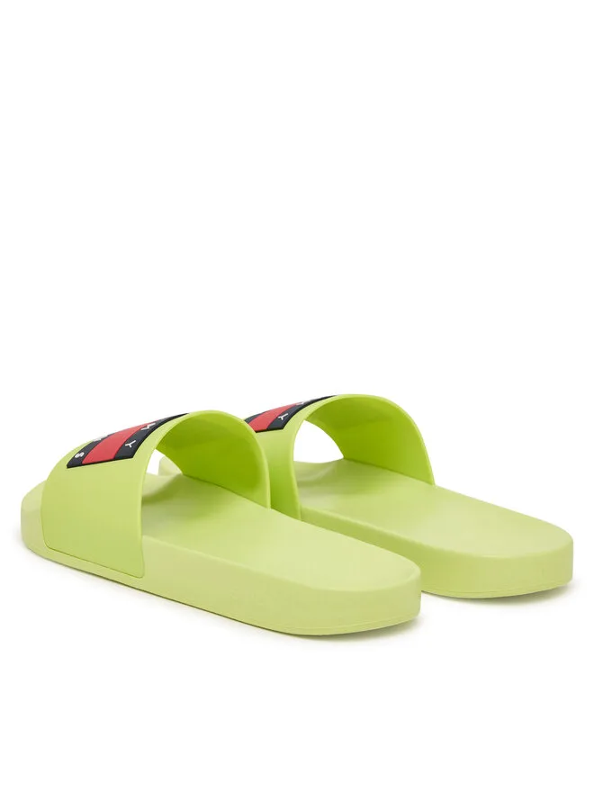 Мюли Tommy Jeans Pool Slide Ess EM0EM01191 желтые — фото 3