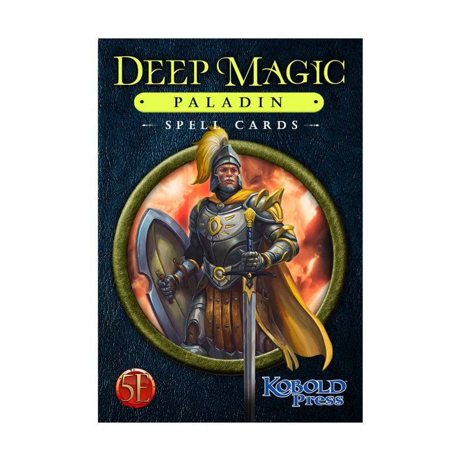 

Спелл-карты Паладина, 5th Edition Dungeons & Dragons - Deep Magic