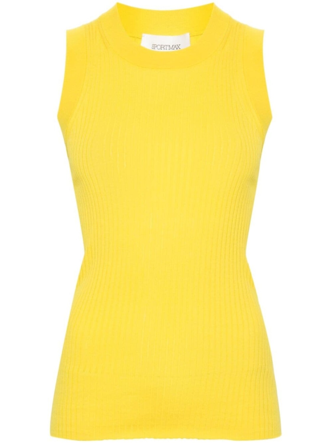 

Sportmax топ Toledo в рубчик, желтый