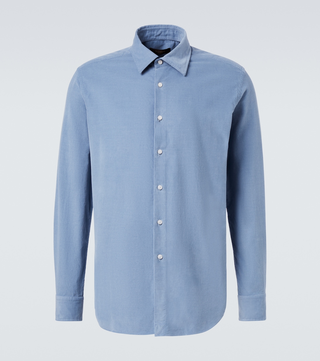 

Хлопковая рубашка Slowear, Azzurro