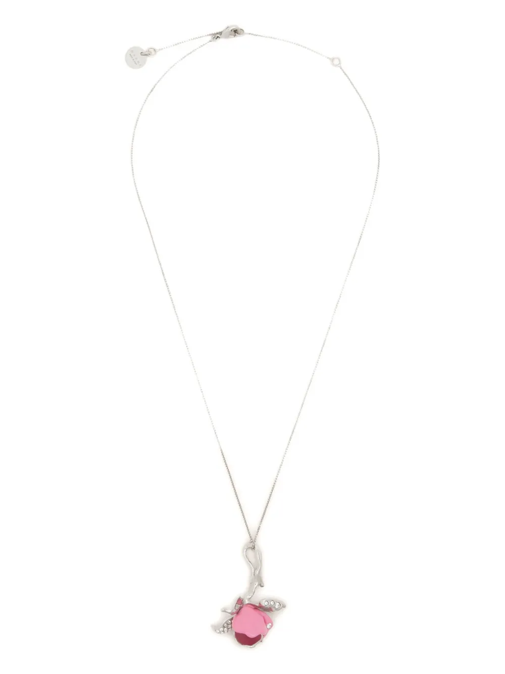 

Колье с кулоном из кристаллов Marni, серебряный