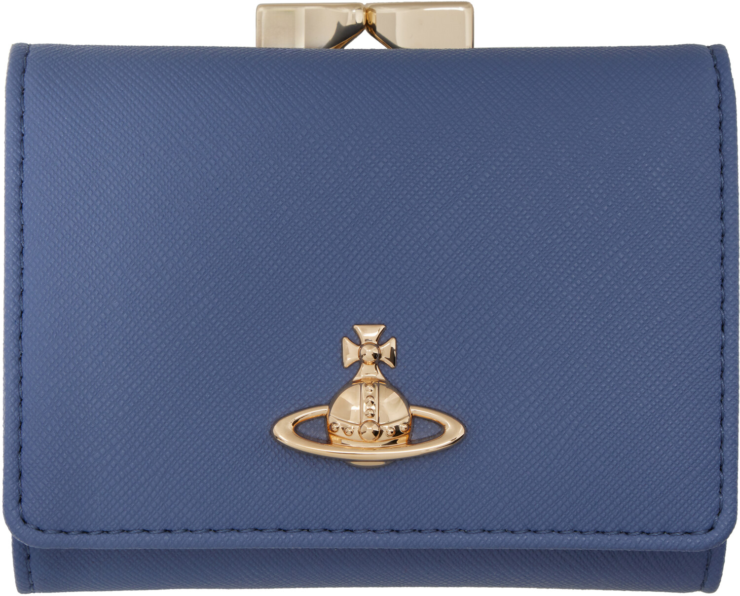 

Маленький кошелек-рамка Vivienne Westwood, синий