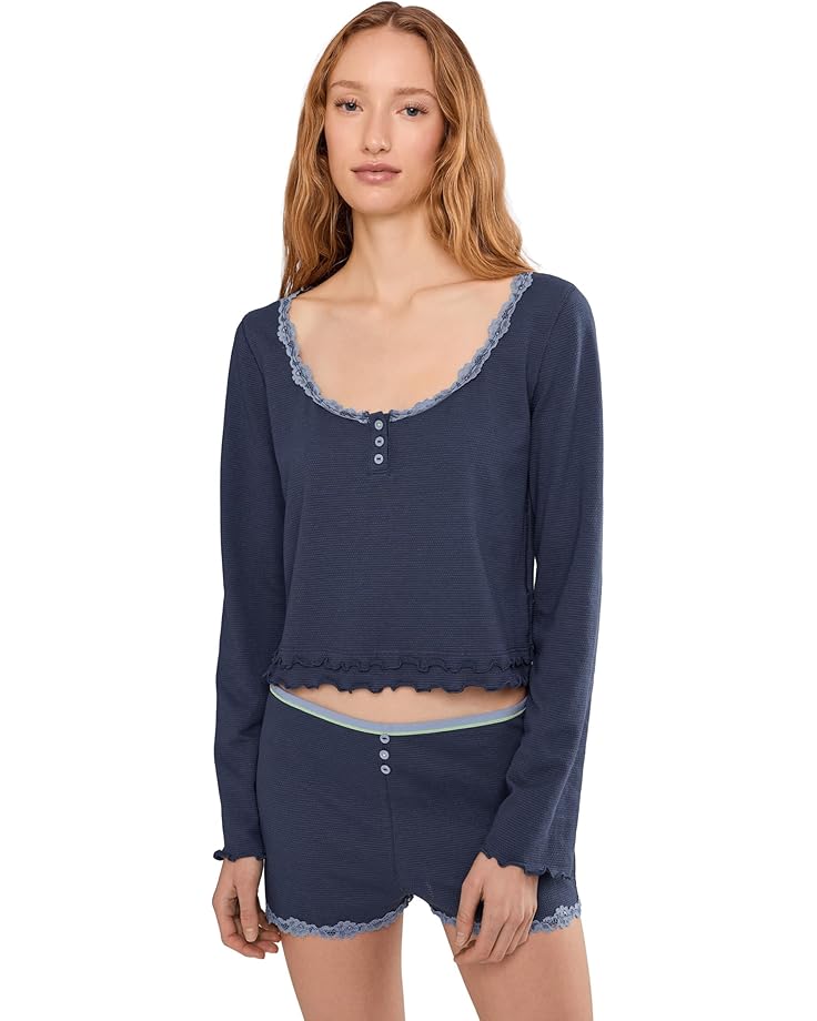 

Женский комплект для сна Free People Spring Break, Blue Crown