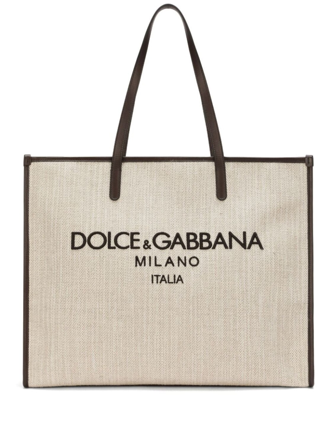 

Dolce & Gabbana сумка-тоут Milano с вышитым логотипом, нейтральный цвет