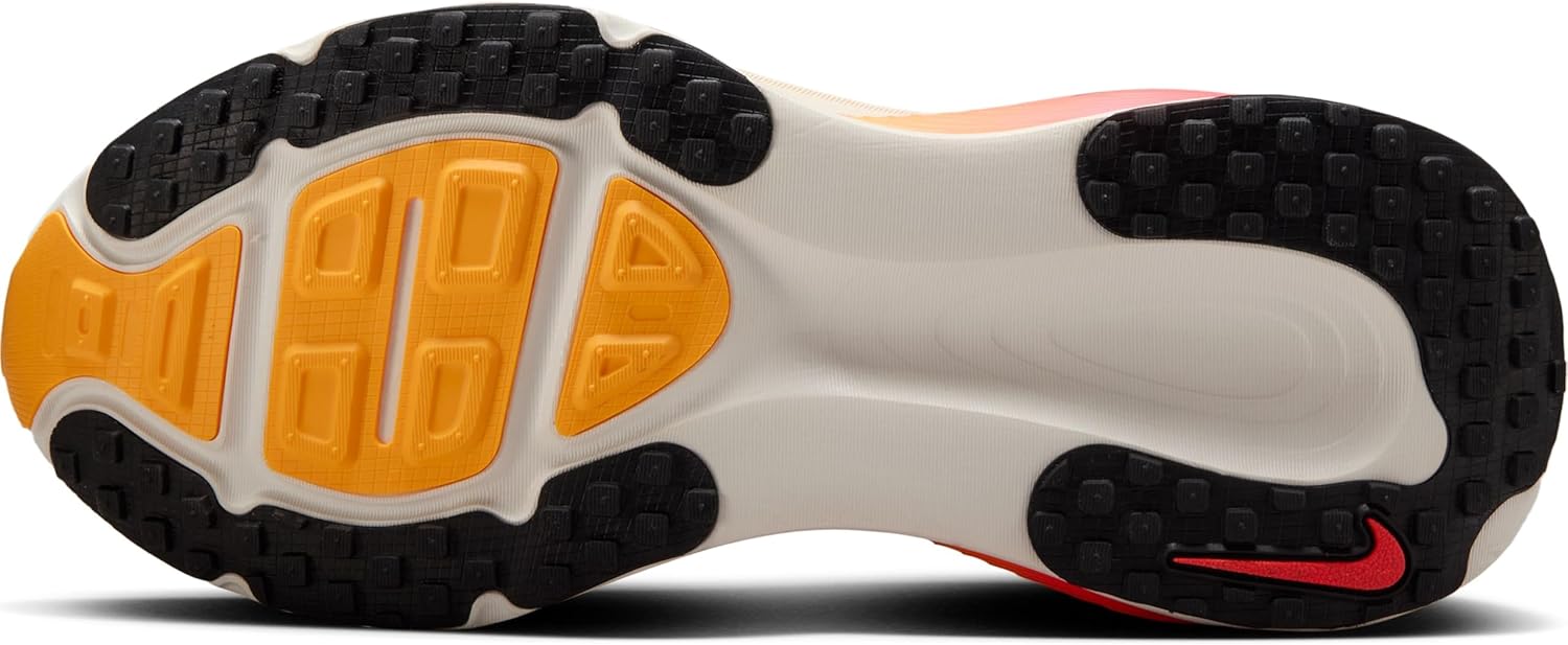 Мужские кроссовки Nike Vomero 18, белый/черный/оранжевый/алый — фото 4