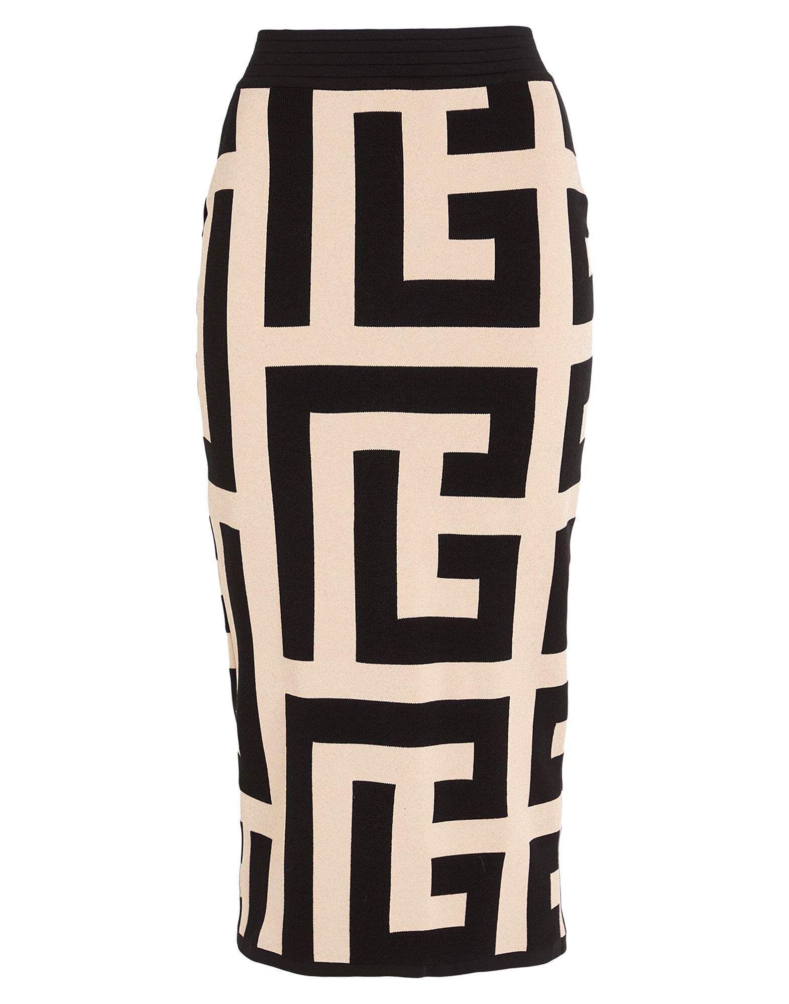

Юбка миди Balmain, бежевый