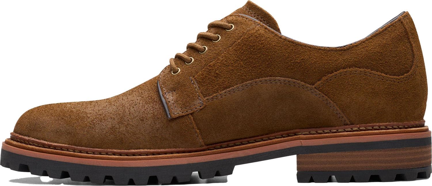 Мужские оксфорды Clarks Clarkridge Lo, коричневый — фото 2
