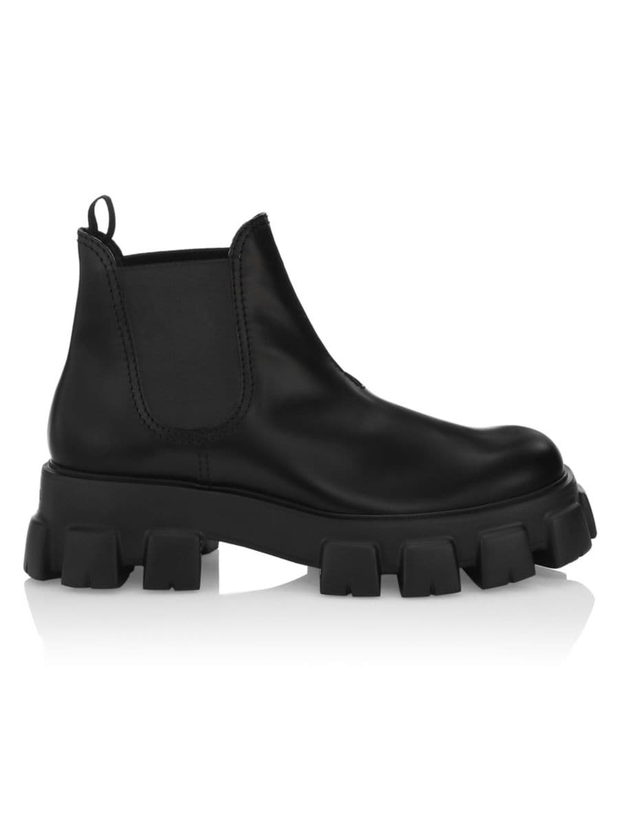 

Ботинки Челси Монолит Prada, цвет Nero