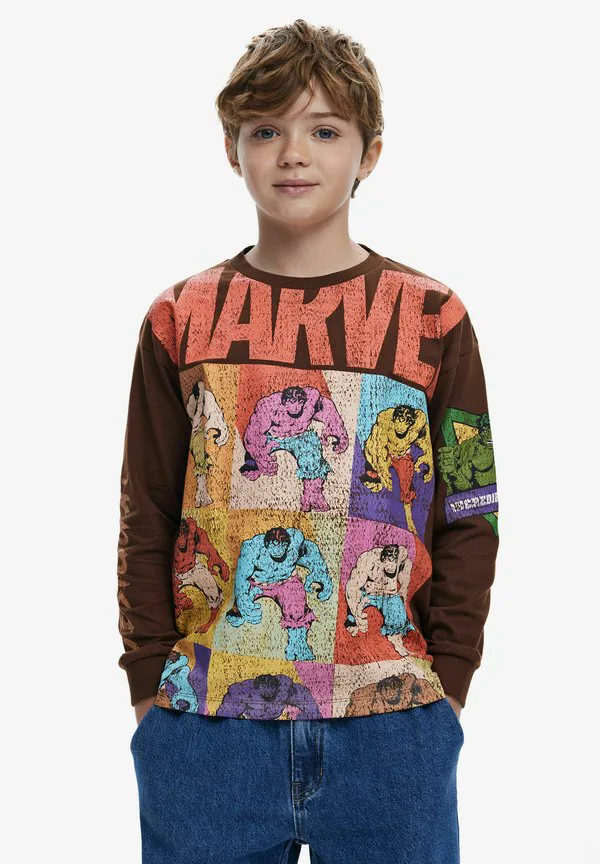 Футболка с длинными рукавами "халк" Desigual, Brown — фото 2