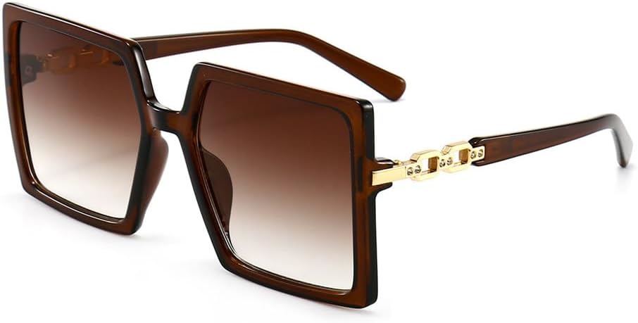 

Солнцезащитные очки с градиентным переходом цвета для мужчин, большие очки в винтажном стиле, защита от ультрафиолета UV400, большие солнцезащитные очки для женщин HDUBFY, C5