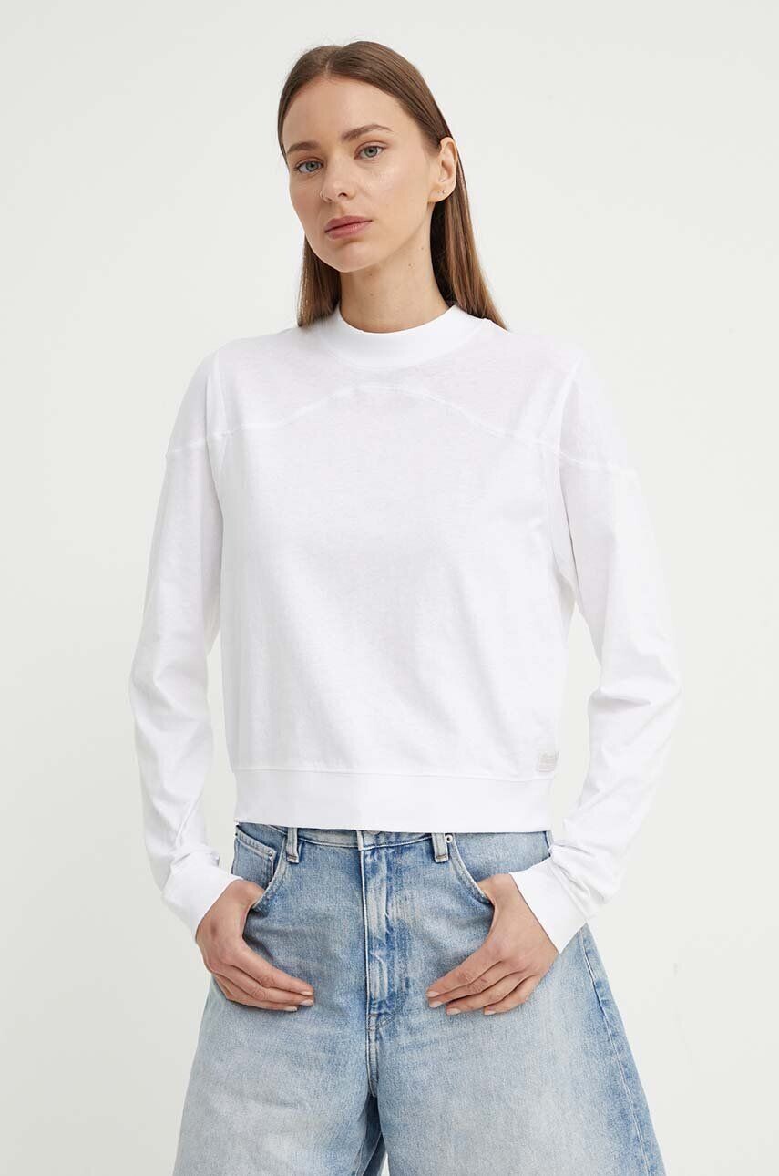 

Хлопковый топ с длинными рукавами G-Star Raw, белый