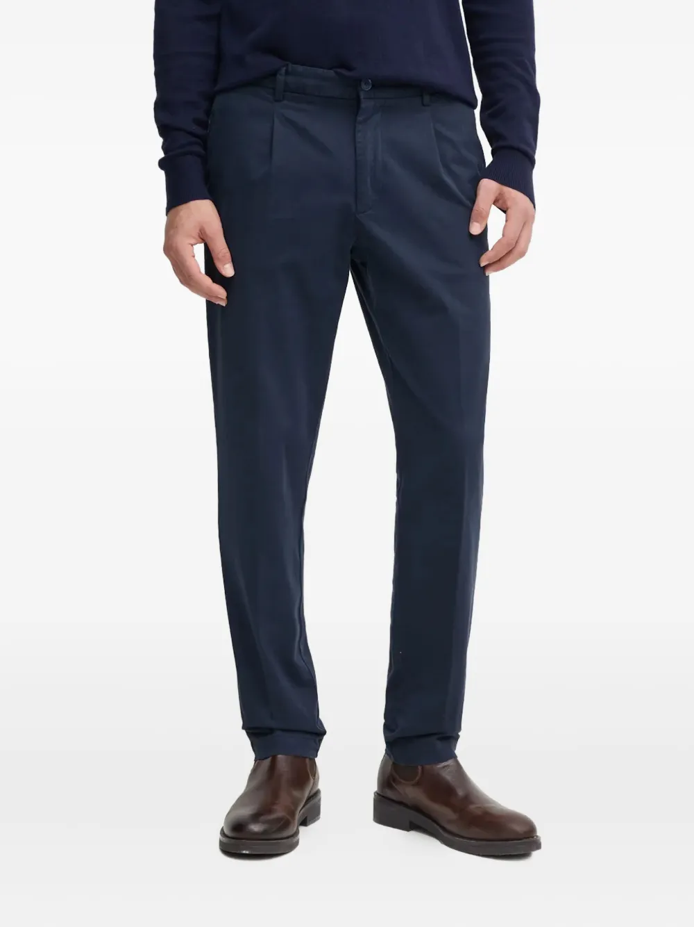 

Плиссированные брюки H-Kane-Pl Boss, синий