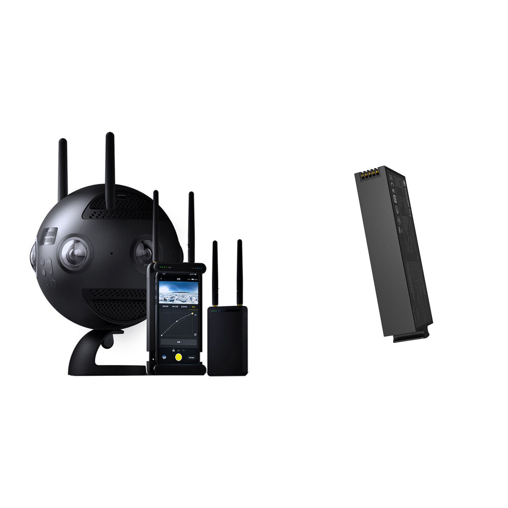 

Камера Insta360 Pro II Spherical VR 360 8K и комплект дополнительных аккумуляторов