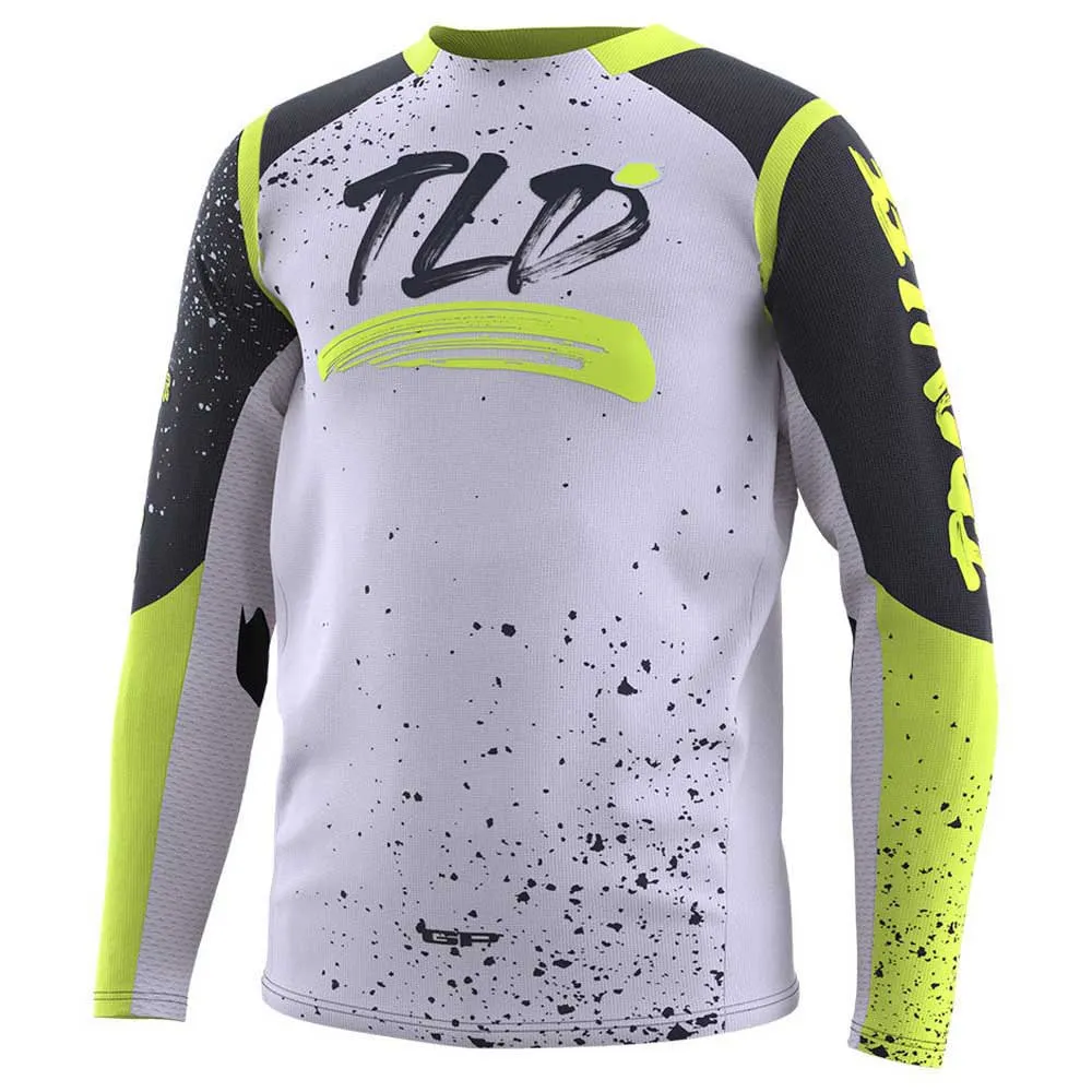 Футболка с длинным рукавом Troy Lee Designs GP Pro Partical, серый
