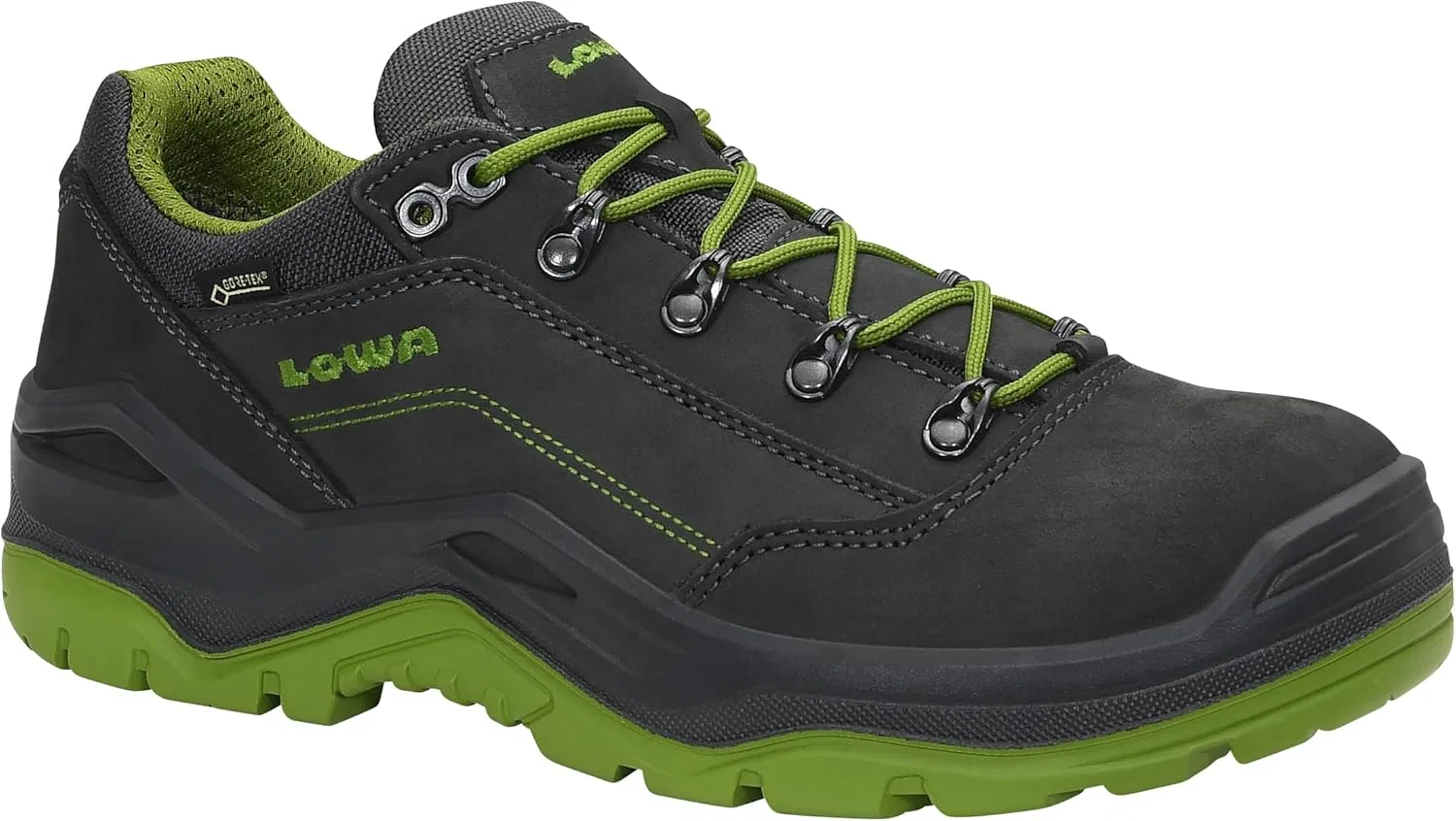 ELTEN Рабочие защитные ботинки LOWA Renegade Work GTX Green Lo S3S CI, женские и мужские, кожа/текстиль, стальной защитный носок, легкие, спортивные