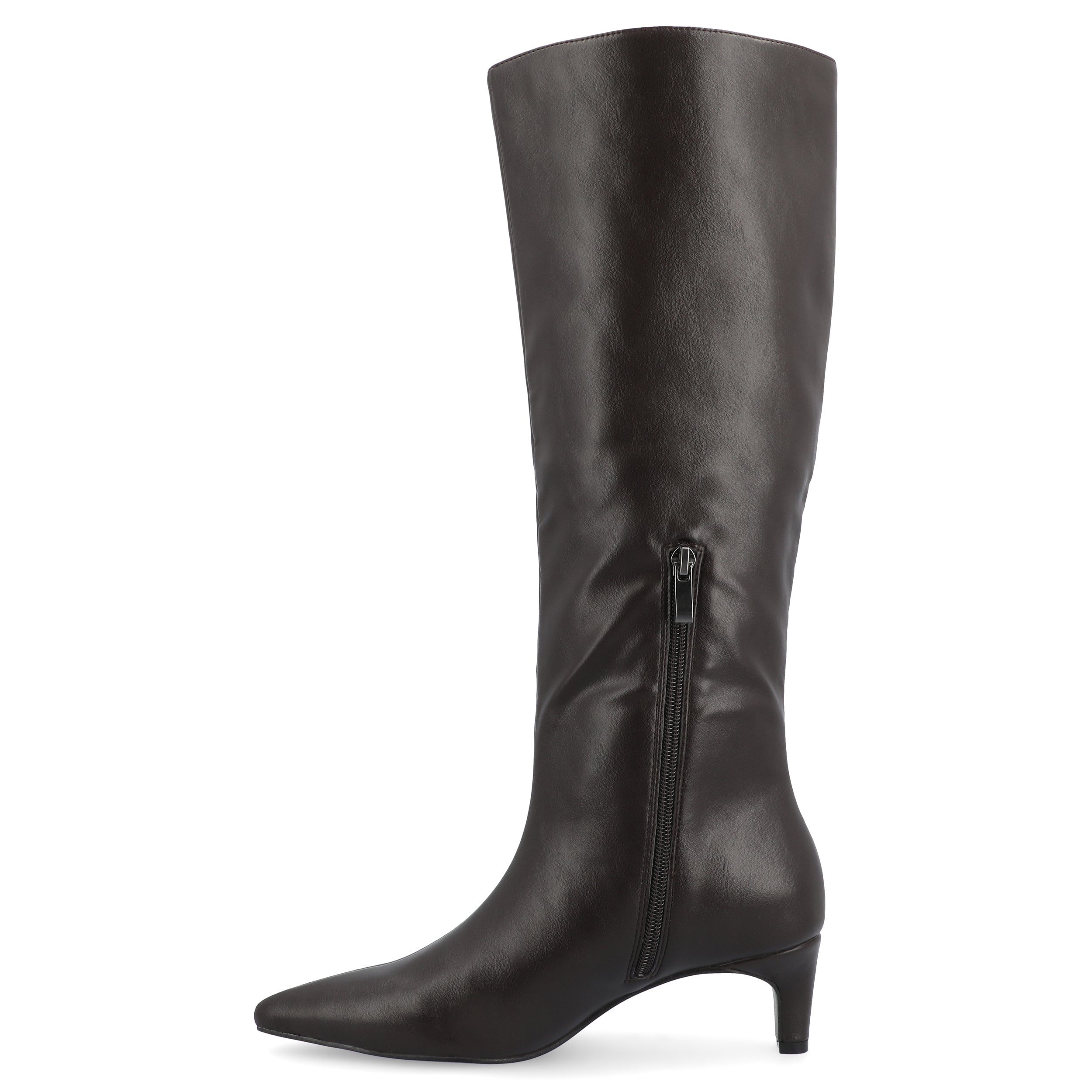 Женские сапоги Tru Comfort Foam Tullip Wide для широких голеней из коллекции Journee, коричневый — фото 2